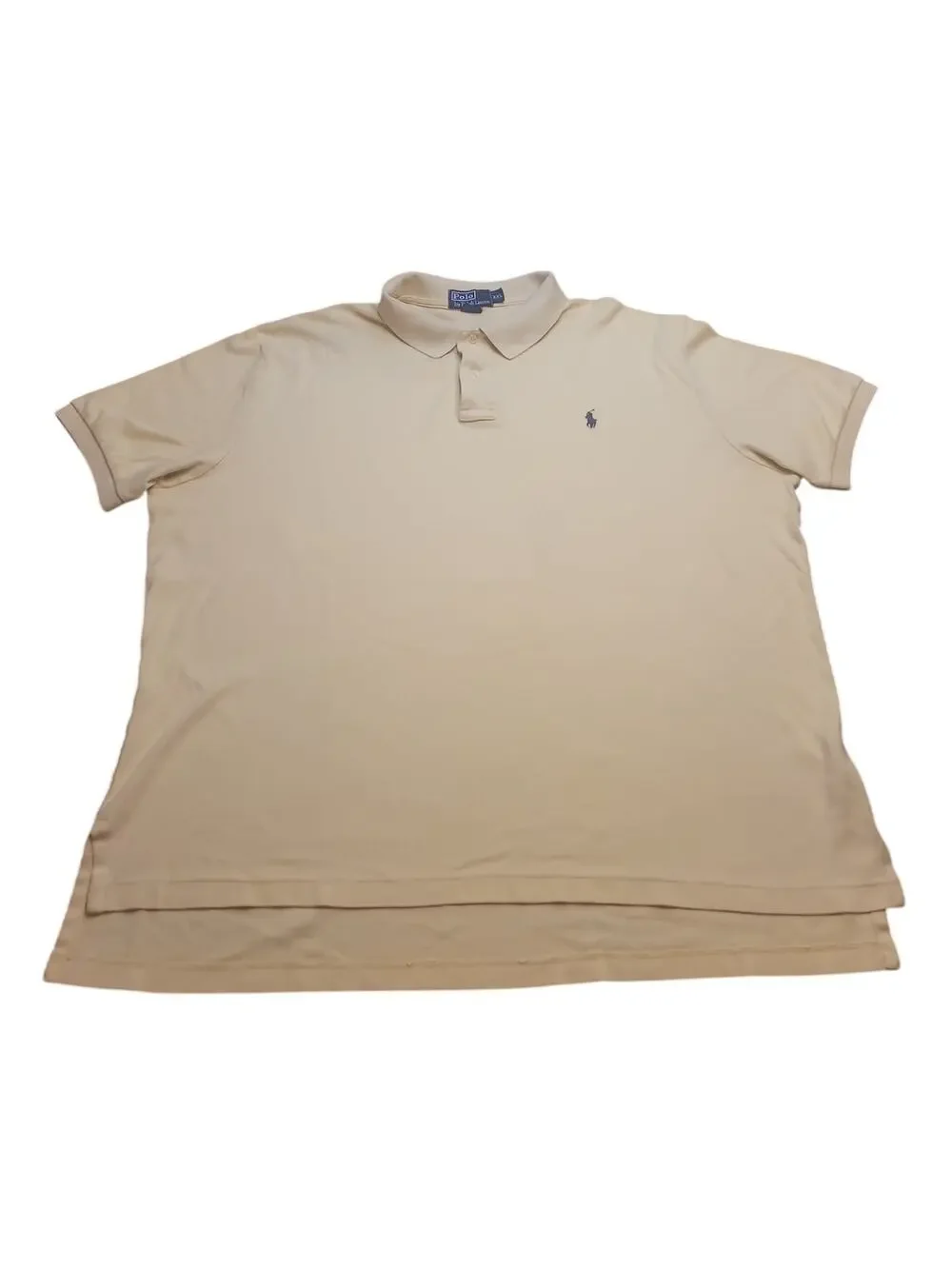 VTG Polo Ralph Lauren Yellow Polo Pony Logo 2XL Classic